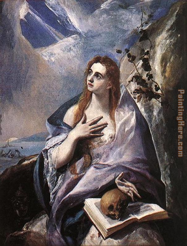 The Magdalene By El Greco painting - Unknown Artist The Magdalene By El Greco art painting